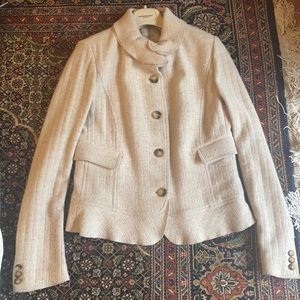 BURBERRY - WOMENS WOOL CASHMERE SWEATER JACKET - Beautiful! - EXC+